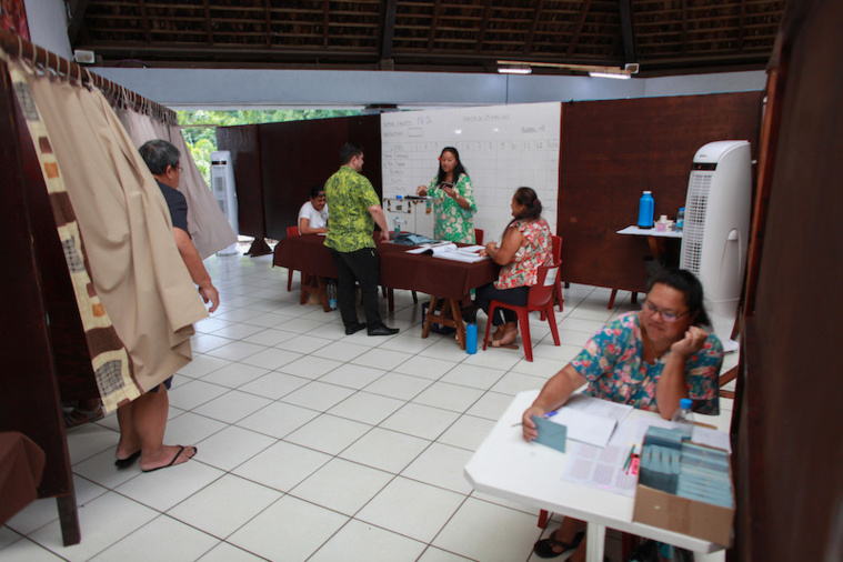 Macron garde la tête à Punaauia Macron garde la tête à Punaauia