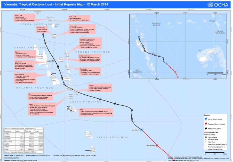 Cyclone Lusi à Vanuatu : le bilan humain s’alourdit Cyclone Lusi à Vanuatu : le bilan humain s’alourdit