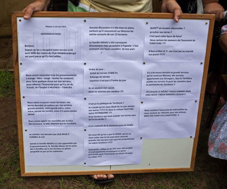 Projet Moorea Mahana Beach : « Nous sommes contre la vente mais pour la location »