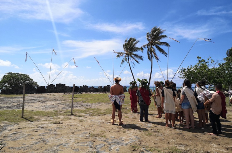 Les Hawaiiens ont honoré leur retour sur le marae des 'Ōpū-Teina.