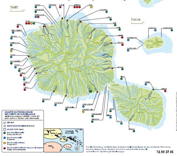 Eaux de baignade : légère amélioration sur Tahiti