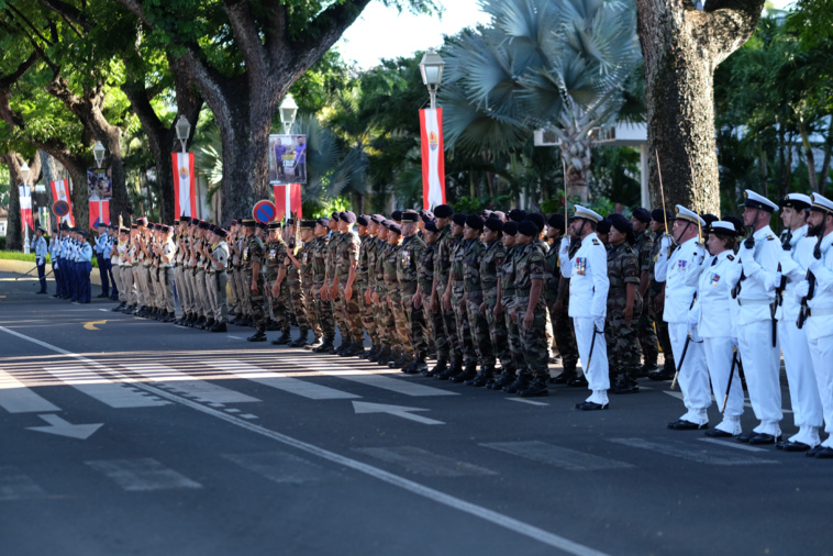 La cérémonie du 8-Mai avenue Pouvana'a La cérémonie du 8-Mai avenue Pouvana'a