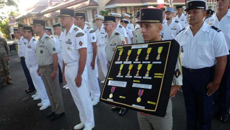 La cérémonie du 8-Mai avenue Pouvana'a La cérémonie du 8-Mai avenue Pouvana'a