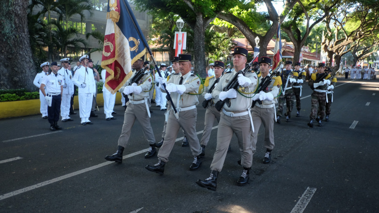 La cérémonie du 8-Mai avenue Pouvana'a La cérémonie du 8-Mai avenue Pouvana'a