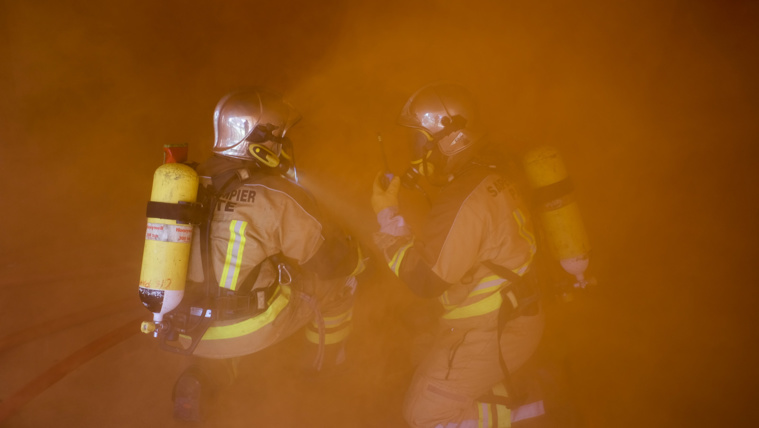 Exercice incendie grandeur nature à la Maison de la Culture Exercice incendie grandeur nature à la Maison de la Culture