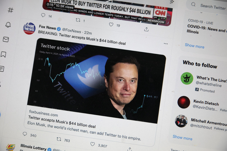 Elon Musk sème le doute sur son rachat de Twitter, souhaitant des détails sur le nombre de faux comptes Elon Musk sème le doute sur son rachat de Twitter, souhaitant des détails sur le nombre de faux comptes