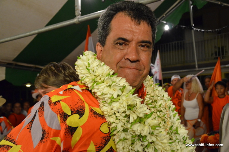 Edouard Fritch est élu maire dès le premier tour avec 61,09% des voix à Pirae Edouard Fritch est élu maire dès le premier tour avec 61,09% des voix à Pirae