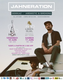 Jahneration pour deux dates au fenua Jahneration pour deux dates au fenua