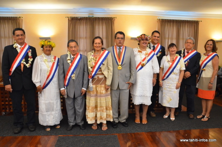 Edouard Fritch, de retour à la maison à Pirae