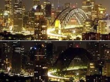 Sydney dans le noir pour le début de l'opération "Une heure pour la planète"