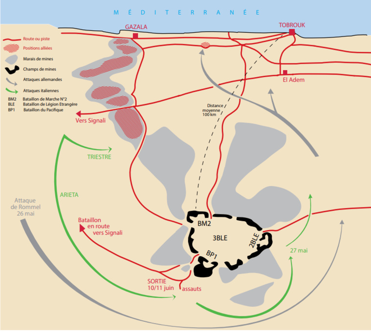 Il y a 80 ans, les “Pacifiens” défendent Bir Hakeim Il y a 80 ans, les “Pacifiens” défendent Bir Hakeim