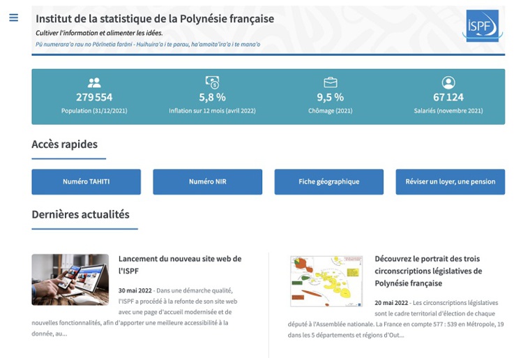 Un nouveau site internet pour l'ISPF Un nouveau site internet pour l'ISPF