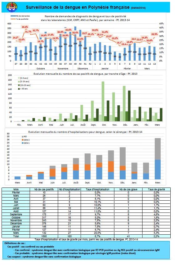 Dengue en Polynésie: l'épidémie persiste et s'aggrave