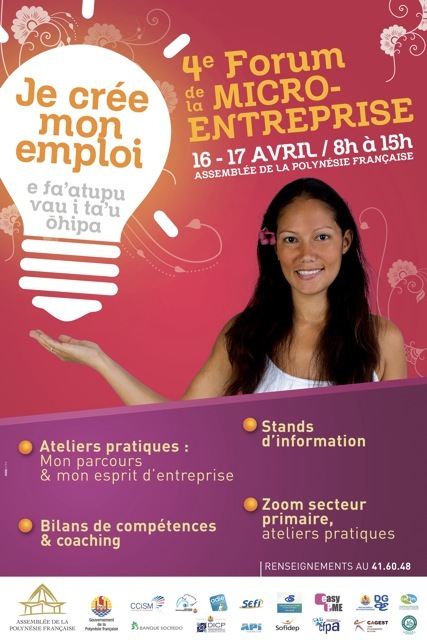Du 16 au 17 avril à l’Assemblée de Polynésie : encourager la micro-entreprise