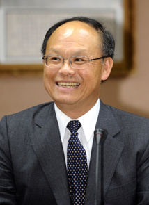 Le ministre taïwanais du Commerce, John Deng - SAM YEH / AFP.