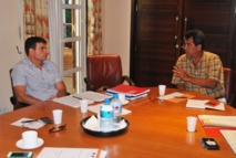 Le maire de Pirae rencontre l’administrateur d’Etat des Iles du Vent