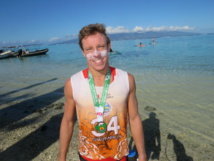 Le duo David Hauss-Pierrick Page récidive au Swim Run de Moorea