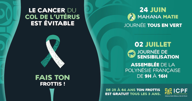 Une campagne "juin vert" contre le cancer du col de l'utérus Une campagne "juin vert" contre le cancer du col de l'utérus