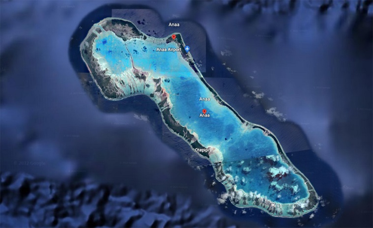 Bouteau sort en tête à Anaa Bouteau sort en tête à Anaa