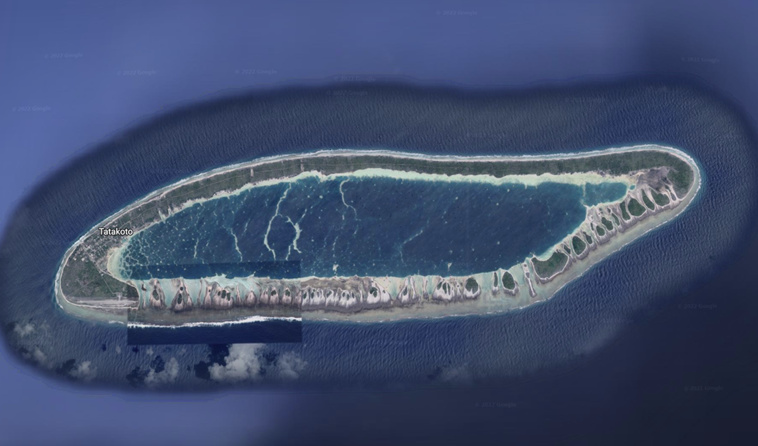 Bouteau sort à tête à Tatakoto Bouteau sort à tête à Tatakoto