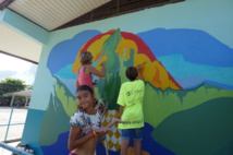 Collège de Paopao : des fresques pour calmer le esprits
