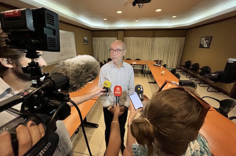 Jean-Michel Ratron, le directeur général d'Aéroport de Tahiti. Jean-Michel Ratron, le directeur général d'Aéroport de Tahiti.