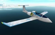 Premier vol de l'avion électrique E-fan: Montebourg salue une "révolution aéronautique"