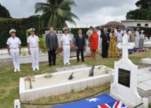 Commémoration de l'ANZAC Day au cimetière de l'Uranie Commémoration de l'ANZAC Day au cimetière de l'Uranie