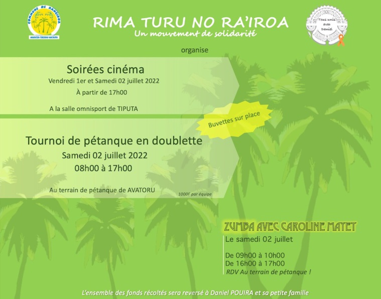 Rangiroa : solidarité pour un jeune papa touché par une leucémie Rangiroa : solidarité pour un jeune papa touché par une leucémie