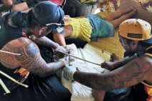 Première convention de tātau à Taha'a Première convention de tātau à Taha'a