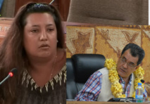 Maina Sage et Edouard Fritch. Maina Sage et Edouard Fritch.