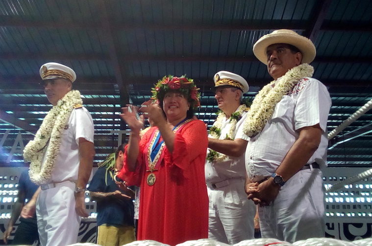 Escale "inaugurations" à Hiva Oa Escale "inaugurations" à Hiva Oa