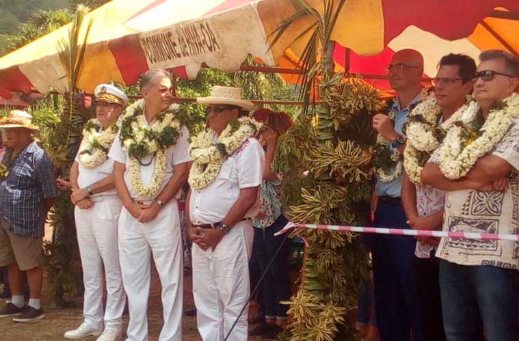 Escale "inaugurations" à Hiva Oa Escale "inaugurations" à Hiva Oa
