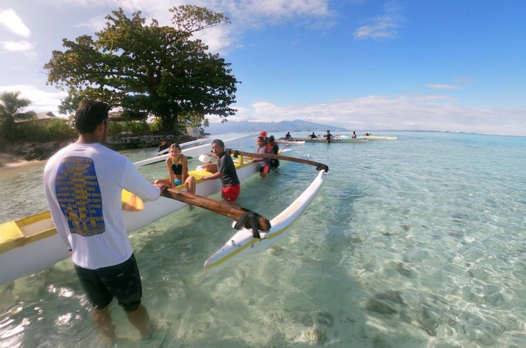 Moorea : les jeunes se jettent à l'eau pour leur santé Moorea : les jeunes se jettent à l'eau pour leur santé
