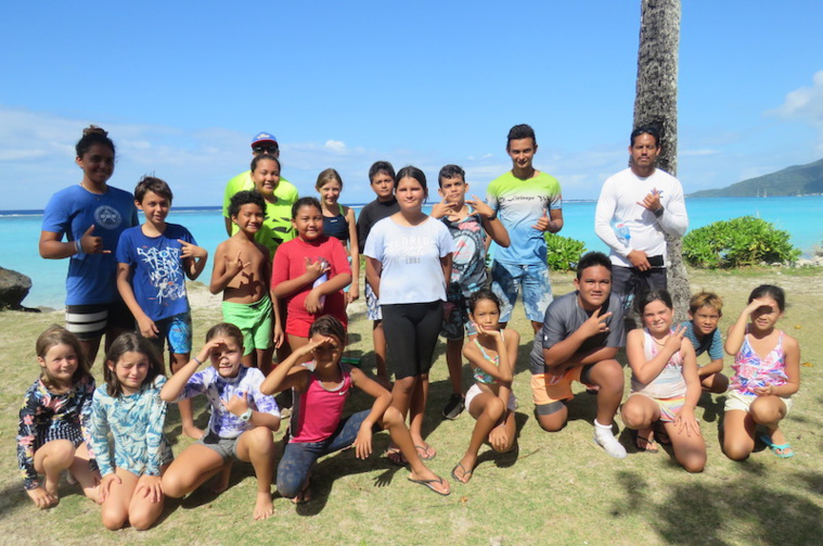 Moorea : les jeunes se jettent à l'eau pour leur santé Moorea : les jeunes se jettent à l'eau pour leur santé