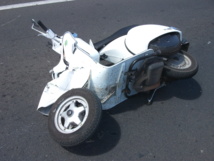 le scooter de la victime le scooter de la victime