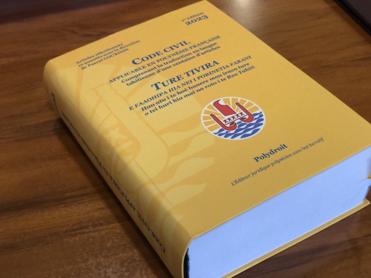 Enfin un code civil applicable en Polynésie Enfin un code civil applicable en Polynésie