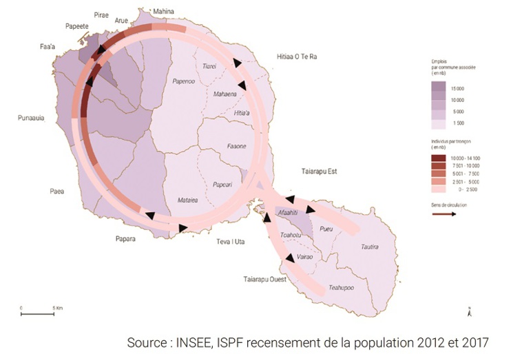 Carte des flux d'actifs entre communes Carte des flux d'actifs entre communes