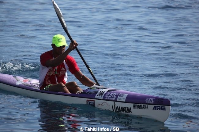Hiromana Florès, le N° 1 du kayak Polynésien