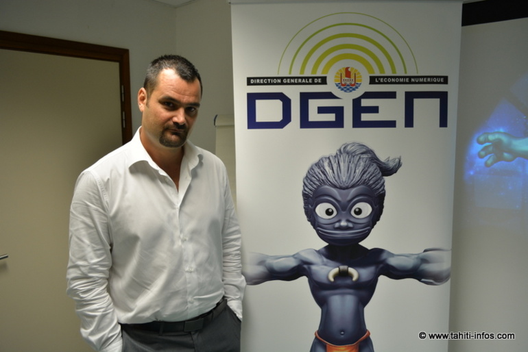 Karl Tefaatau, chef de service de la direction générale de l'économie numérique (DGEN)