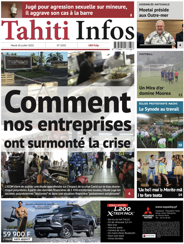 Cliquez sur la Une pour lire le journal. Cliquez sur la Une pour lire le journal.