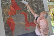 Le 4 juillet 2013, Gaston Flosse dévoile l'ampleur du projet Mahana Beach de Tahiti Le 4 juillet 2013, Gaston Flosse dévoile l'ampleur du projet Mahana Beach de Tahiti