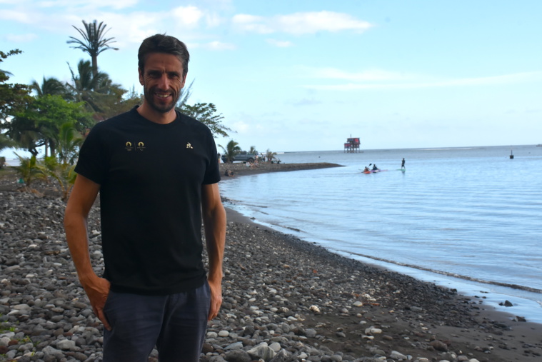 Tony Estanguet, qui effectuait sa première visite à Teahupo'o, espère pouvoir revenir sur la Presqu'île avant le début des JO en 2024.