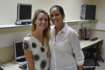 Valentine Bluet et Titiri Charton, deux étudiantes qui ont participé au projet Valentine Bluet et Titiri Charton, deux étudiantes qui ont participé au projet