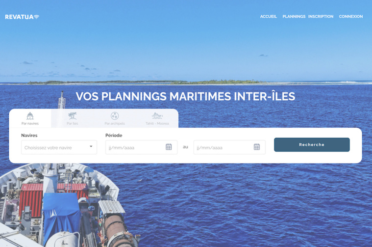 Revatua, le téléservice du fret maritime Revatua, le téléservice du fret maritime