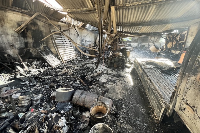 ​Des dégâts matériels importants après l'incendie de Hamuta