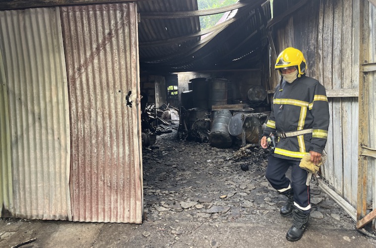 Des dégâts matériels importants après l'incendie de Hamuta Des dégâts matériels importants après l'incendie de Hamuta
