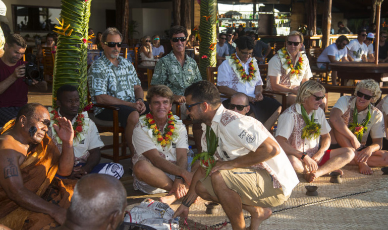 Michel le Tahitien et le chef Fidjien