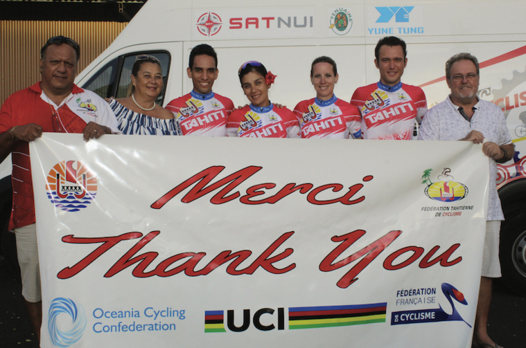 Grande première pour le cyclisme tahitien Grande première pour le cyclisme tahitien