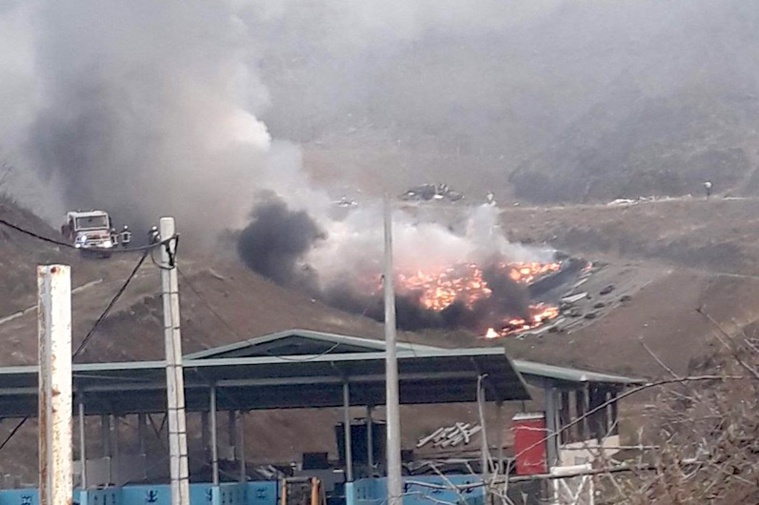 Incendie au CET de Ua Pou Incendie au CET de Ua Pou